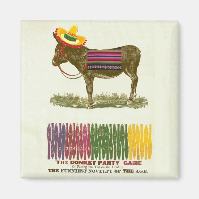 Imã Ponha a cauda no burro (Frente)