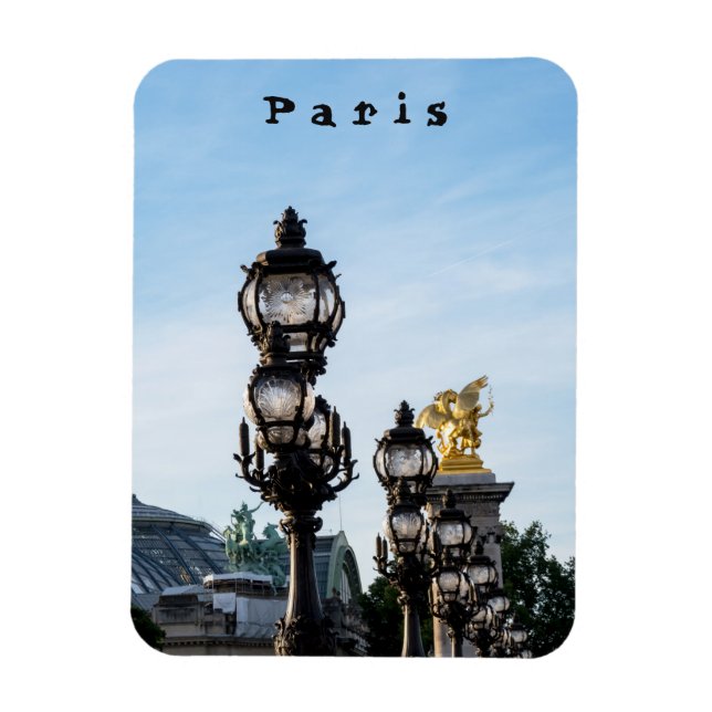 Ímã Pont Alexandre III - Paris, França (Vertical)