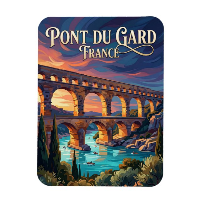 Ímã Pont du Gard França (Vertical)