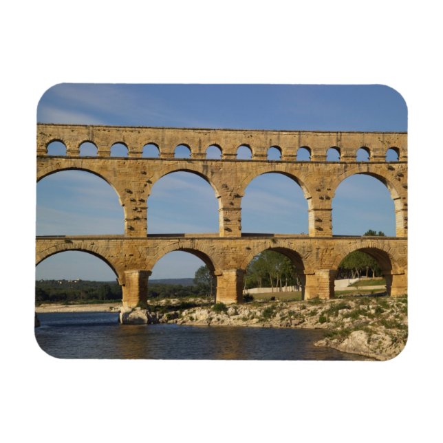 Ímã Pont du Gard, Gard, Languedoque Rossilhão, França (Horizontal)