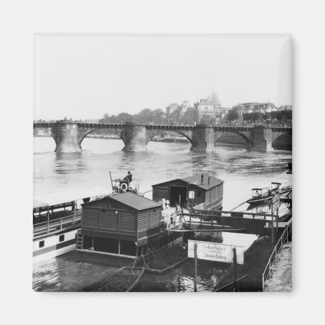 Imã Ponte Augustus, Dresden, c.1910 (Frente)