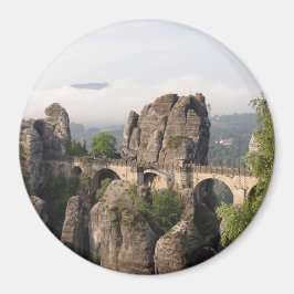 Imã Ponte Bastei na Alemanha com ímã redondo