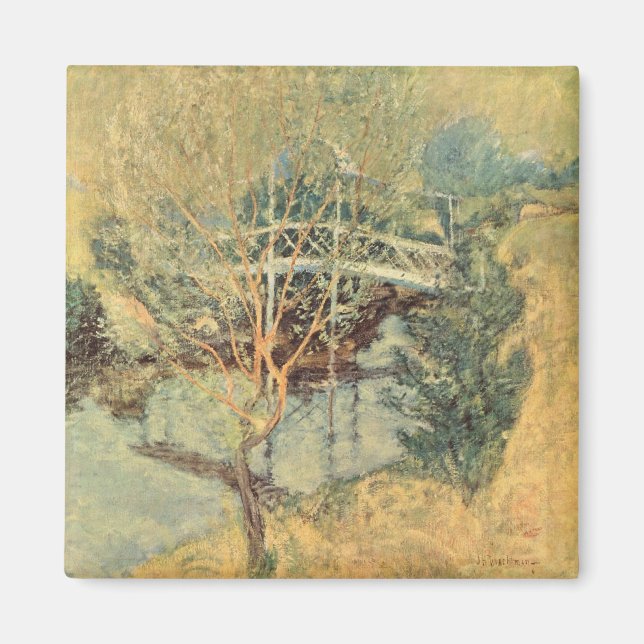 Imã Ponte Branca de Twachtman, Impressionismo Antigo (Frente)
