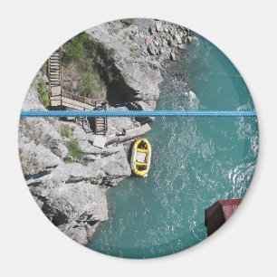Imã Ponte Bungy POV de Kawarau, Queenstown, Nova