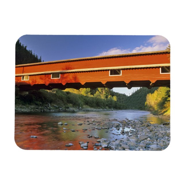 Ímã Ponte Coberta Office a mais longa em Oregon com 2 (Horizontal)