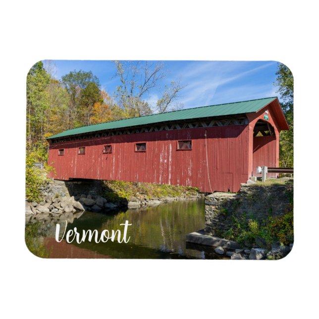 Ímã Ponte Coberto de Arlington em Vermont (Horizontal)