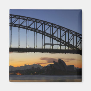Imã Ponte da Baía de Sydney e Casa da Ópera de Sydney 