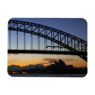 Ímã Ponte da Baía de Sydney e Ópera de Sydney às 2