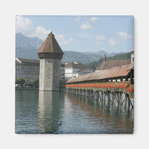 Imã Ponte da capela, lucerna, suiça