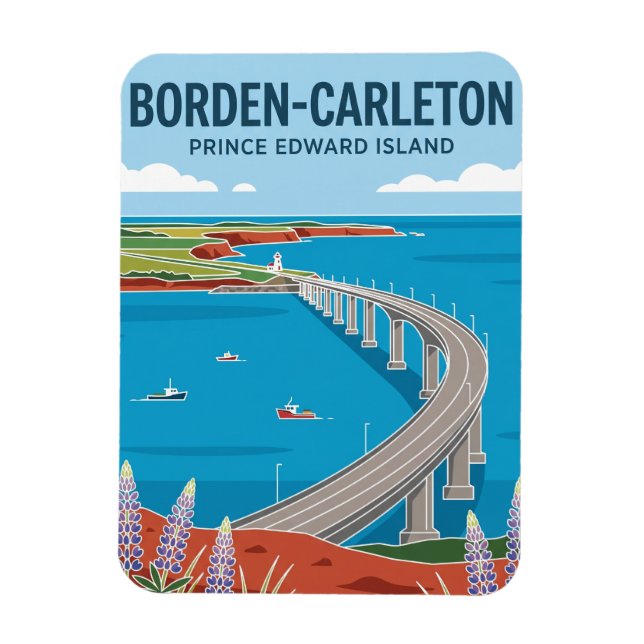Ímã Ponte da Confederação Canadá (Vertical)