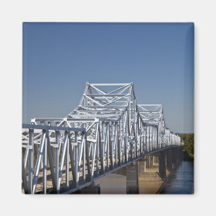 Imã ponte da rodovia I-20 sobre o rio Mississippi,
