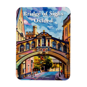 Ímã Ponte de Barriga na Pintura de Oxford Gouache