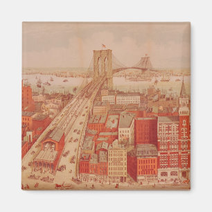 Imã Ponte de Brooklyn, c.1883