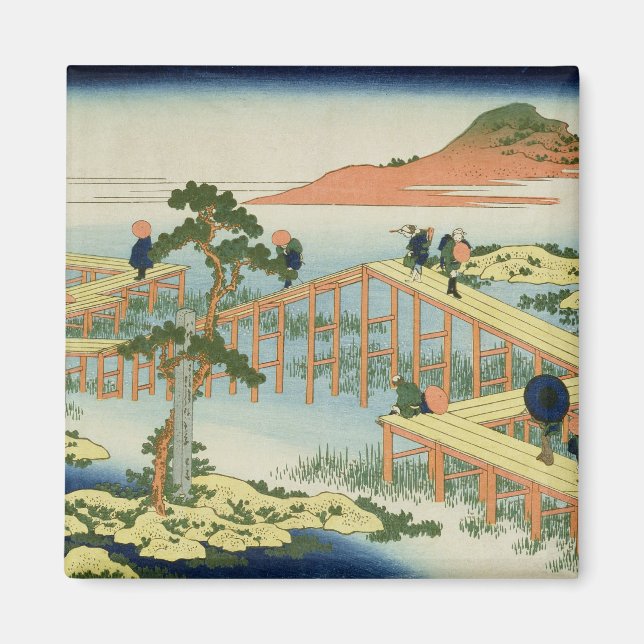 Imã Ponte de oito partes, província de Mucawa, Japão,  (Frente)