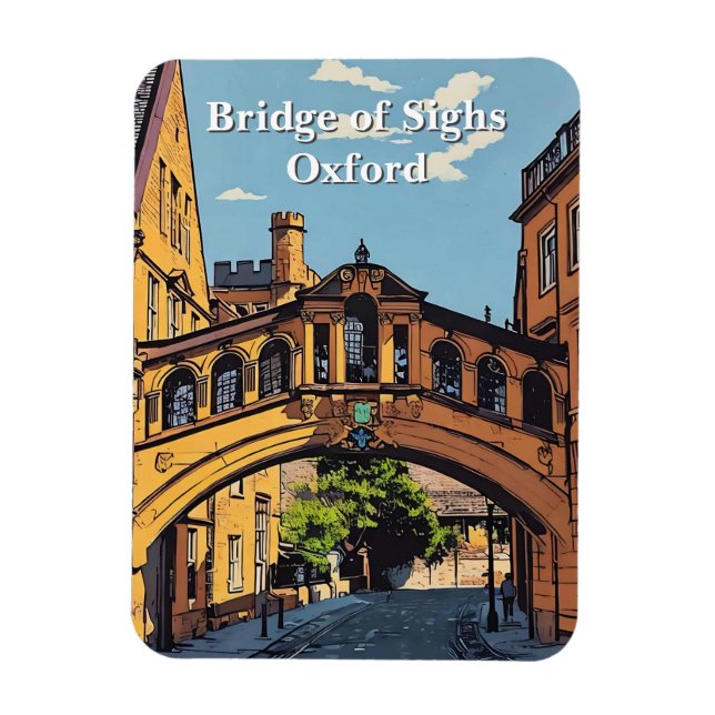 Ímã Ponte de Sighs em Oxford Poster Paint (Vertical)