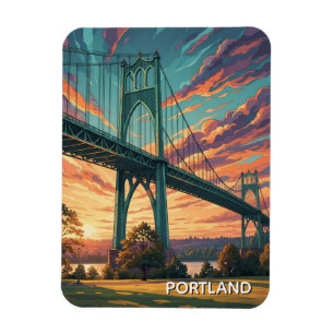 Ímã Ponte de St Johns em Portland Oregon
