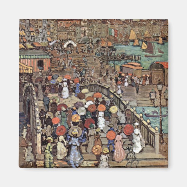 Imã Ponte Della Paglia, Veneza por Maurice Prendergast (Frente)