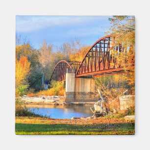 Imã Ponte do outono de Vermont
