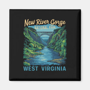 Imã Ponte do Parque Nacional New River Gorge Rafting C
