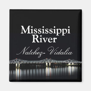 Imã Ponte do rio Mississípi - ímã de Natchez Vidali