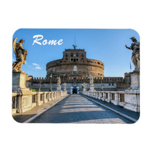 Ímã Ponte e Castel Sant'Angelo - Roma, Itália