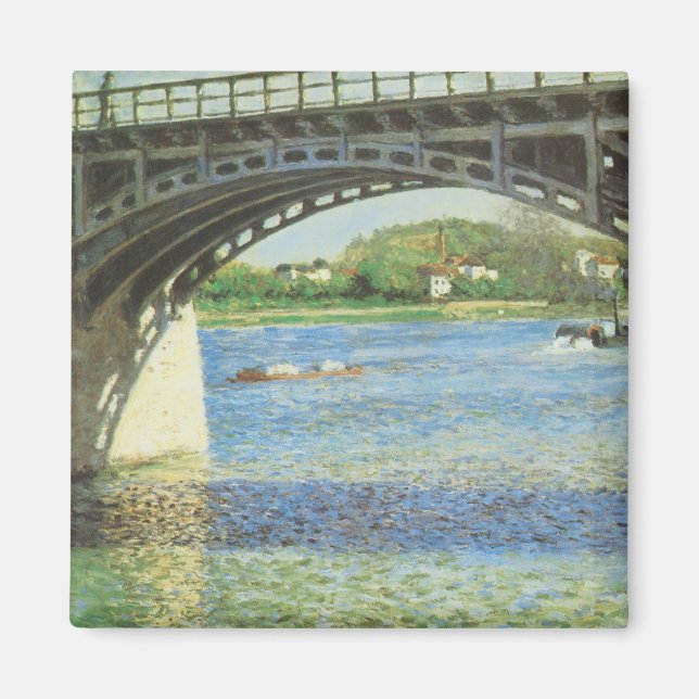 Imã Ponte em Argenteuil por Gustave Caillebotte (Frente)