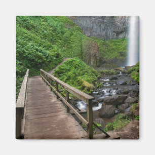 Imã Ponte em Latourell Falls, Columbia River Gorge,