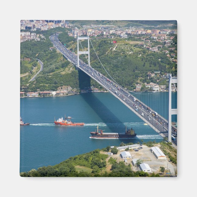 Imã Ponte Fatih Sultan Mehmet sobre o Bósforo, (Frente)