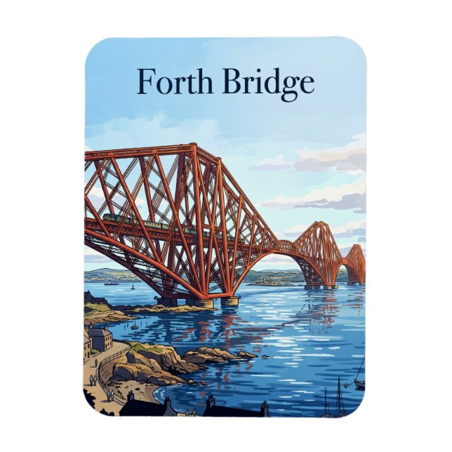 Ímã Ponte Forth Reino Unido (Vertical)