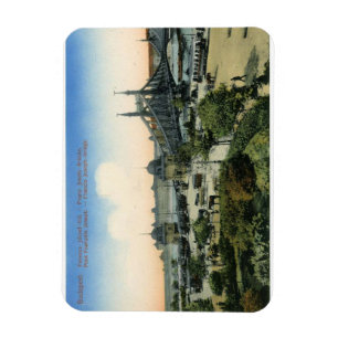 Ímã ponte francisco josé de budapeste hungria vintage