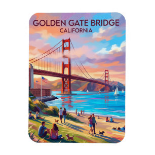 Ímã Ponte Golden Gate a partir de Crissy Field Califór