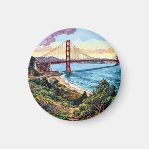 Imã Ponte Golden Gate de São Francisco