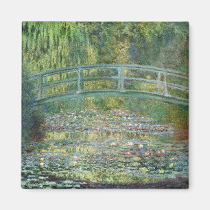 Imã Ponte Japonesa de Claude Monet Arte de Nenúfar