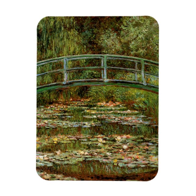 Ímã Ponte Japonesa Francesa de Monet Arte (Vertical)