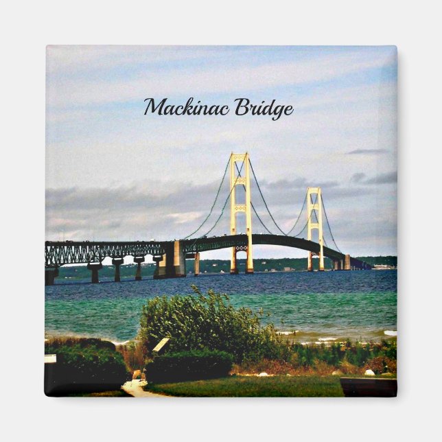 Imã Ponte Mackinac, Ilha Mackinac (Frente)