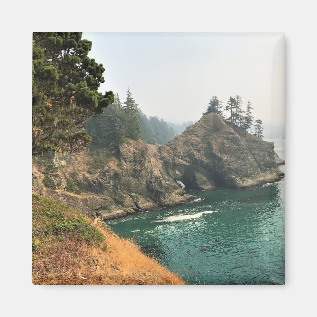 Imã Ponte Natural, Thunder Rock Cove, Oregon (Frente)