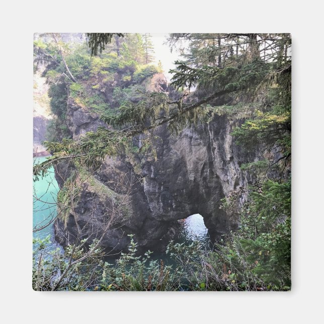 Imã Ponte Natural, Thunder Rock Cove, Oregon (Frente)