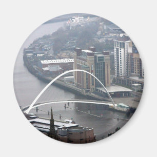 Imã Ponte Newcastle do milênio em cima de Tyne