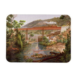 Ímã Ponte Railway em Atoyac, 'do álbum do Mexic