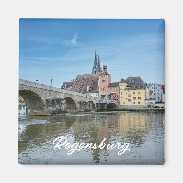 Imã Ponte Stone em Regensburg, Alemanha (Frente)