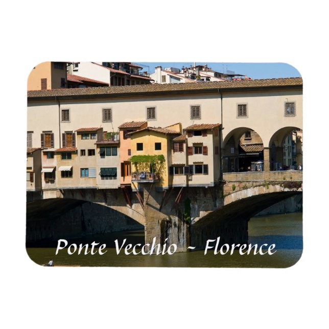 Ímã Ponte Vecchio - Florença, Toscana, Itália. (Horizontal)