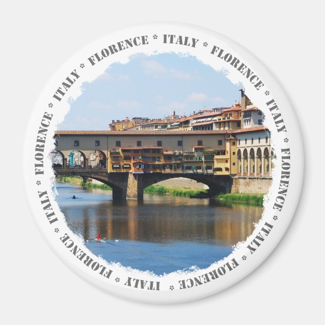 Imã Ponte Vecchio Magnet (Frente)