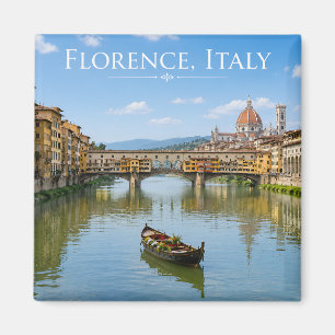 Imã Ponte Vecchio Paisagem Urbana Romântica Arte