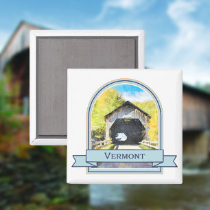 Imã Ponte Vermont Coberta