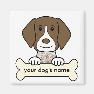 Imã Ponteiro de cabelos curtos alemão personalizado