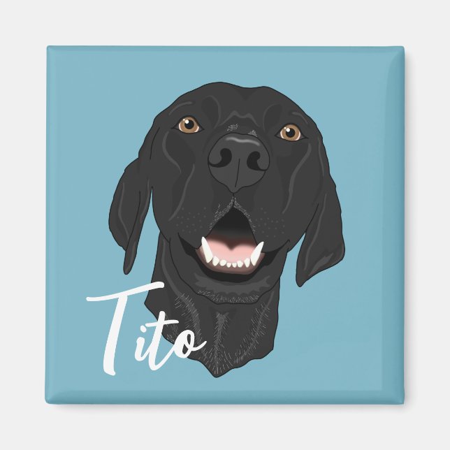 Imã Ponteiro Preto (Frente)