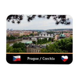 Ímã Pontes de Praga e Rio Vltava/Tchecia