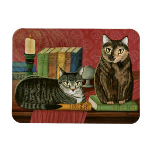 Ímã Ponto de entrada literário clássico dos gatos,