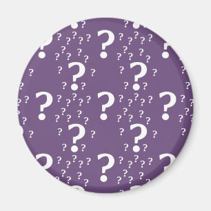 Imã Ponto de interrogação misterioso quebra-cabeça 