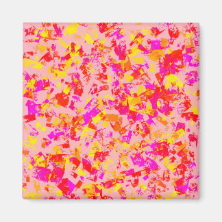Imã Ponto de pintura multicolorido abstrato brilhante
